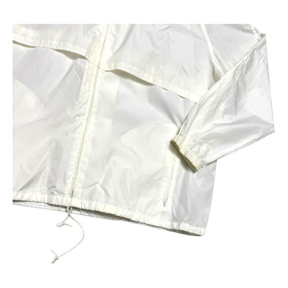 WOOLRICH TETON Vintage White Lightweight Retro Windbreaker Jacket Mens XL - Picture 5 of 6